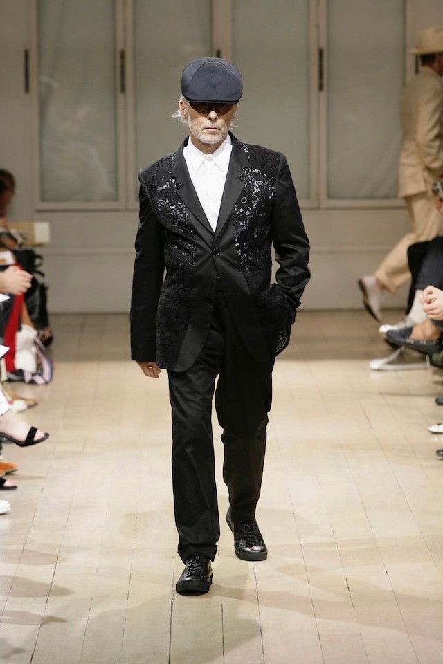 Yohji Yamamoto Yohji Yamamoto 09ss Lace Detail Suit Size US S / EU 44-46 / 1 - 3 Thumbnail