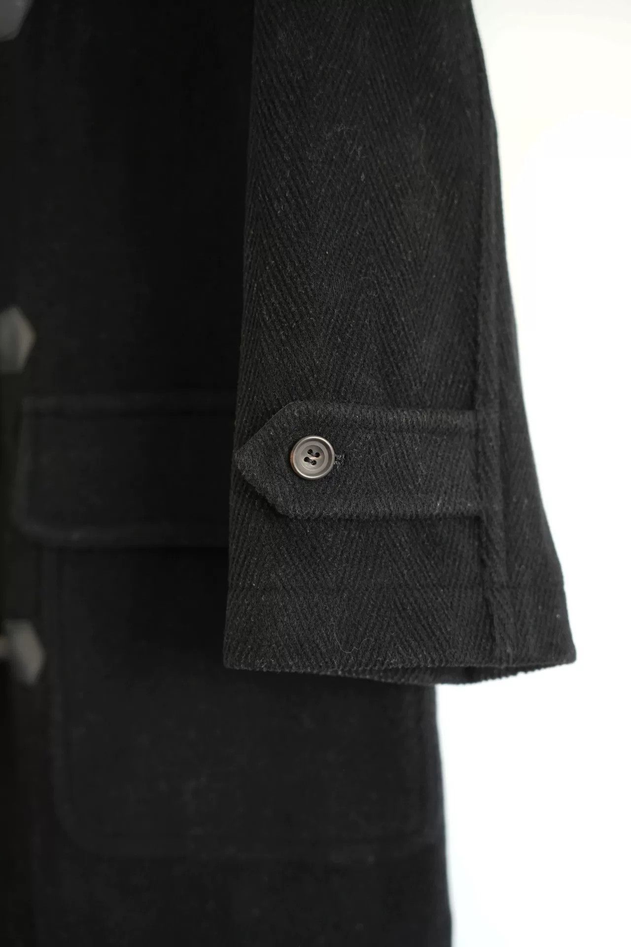 Y's for Men yohji yamamoto black wool toggle coat Size US L / EU 52-54 / 3 - 5 Thumbnail