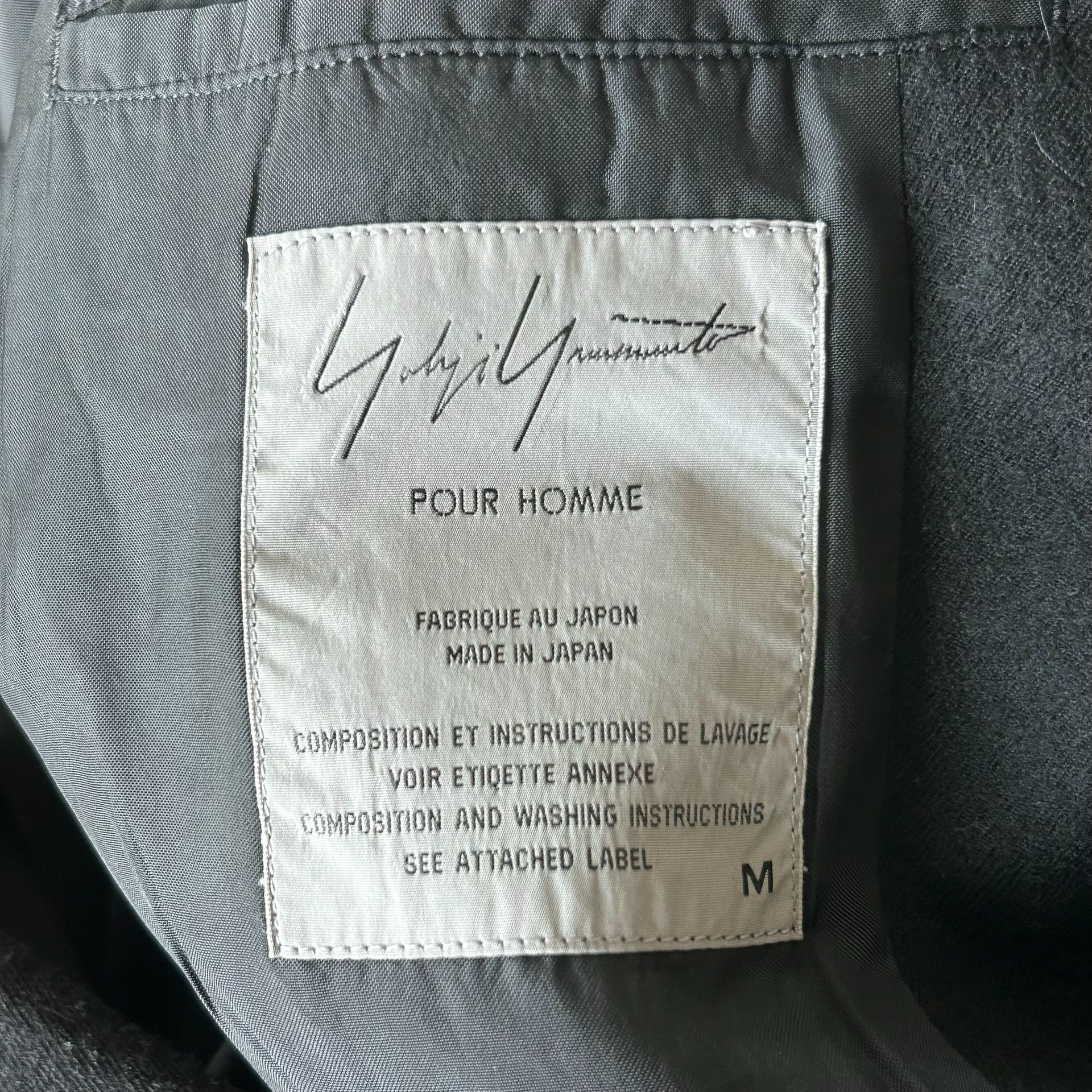 Yohji Yamamoto Yohji Yamamoto Black Multi-Button Suit Size US S / EU 44-46 / 1 - 6 Thumbnail