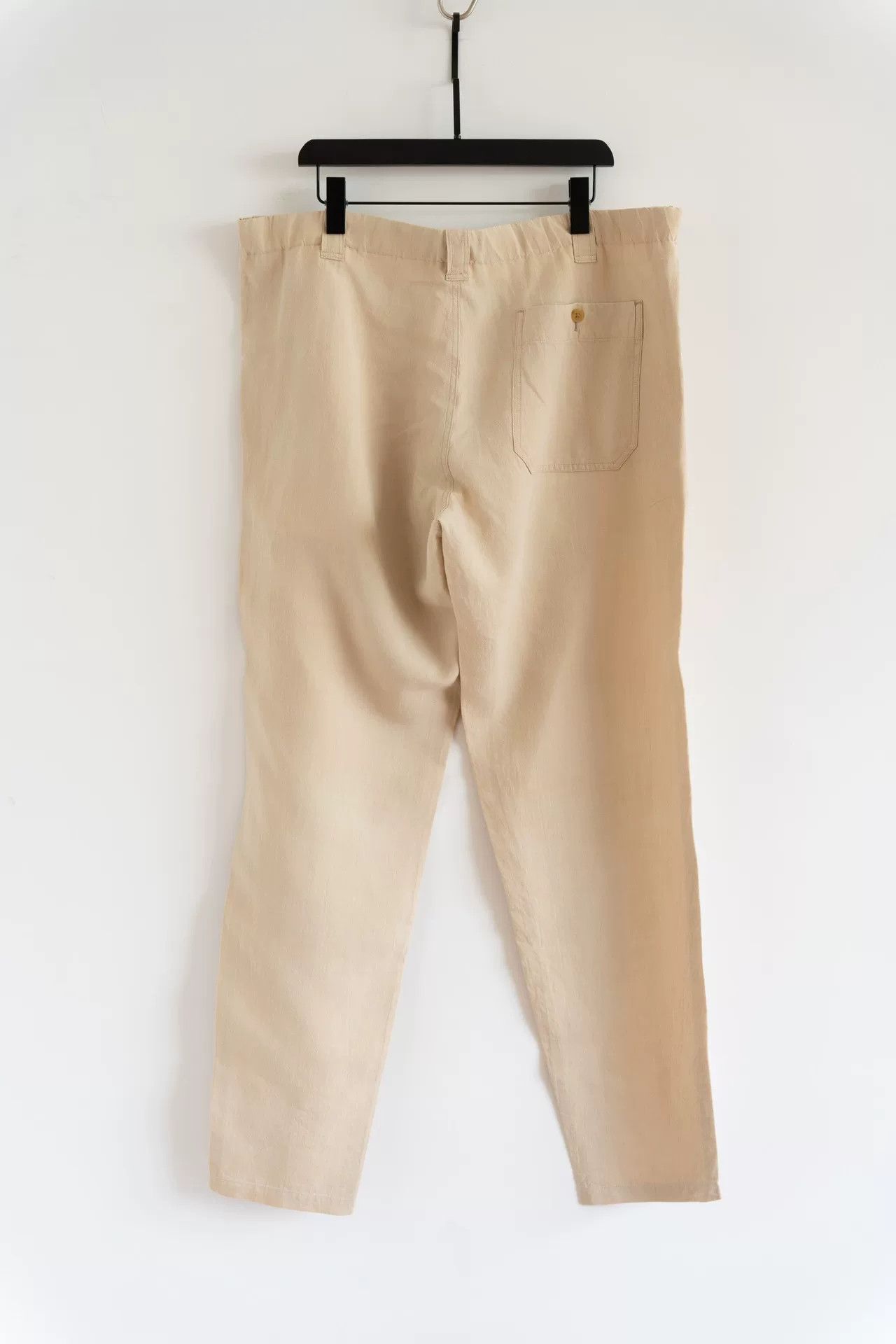 Yohji Yamamoto Yohji Yamamoto Linen Wide Leg Trousers Size US 27 - 2 Thumbnail