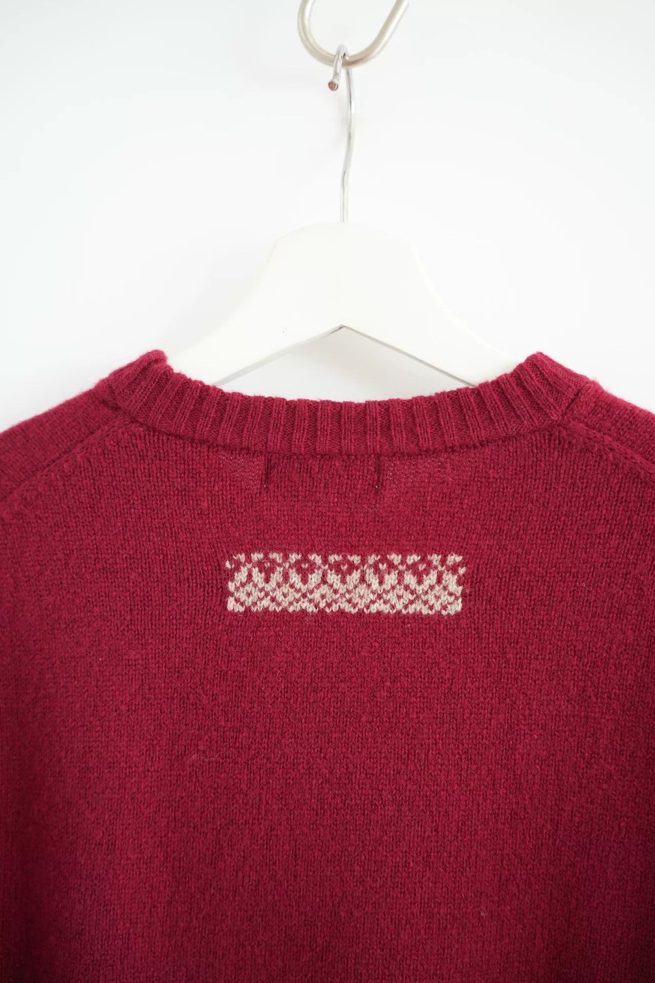 Yohji Yamamoto yohji yamamoto burgundy ethnic style sweater Size US M / EU 48-50 / 2 - 5 Thumbnail
