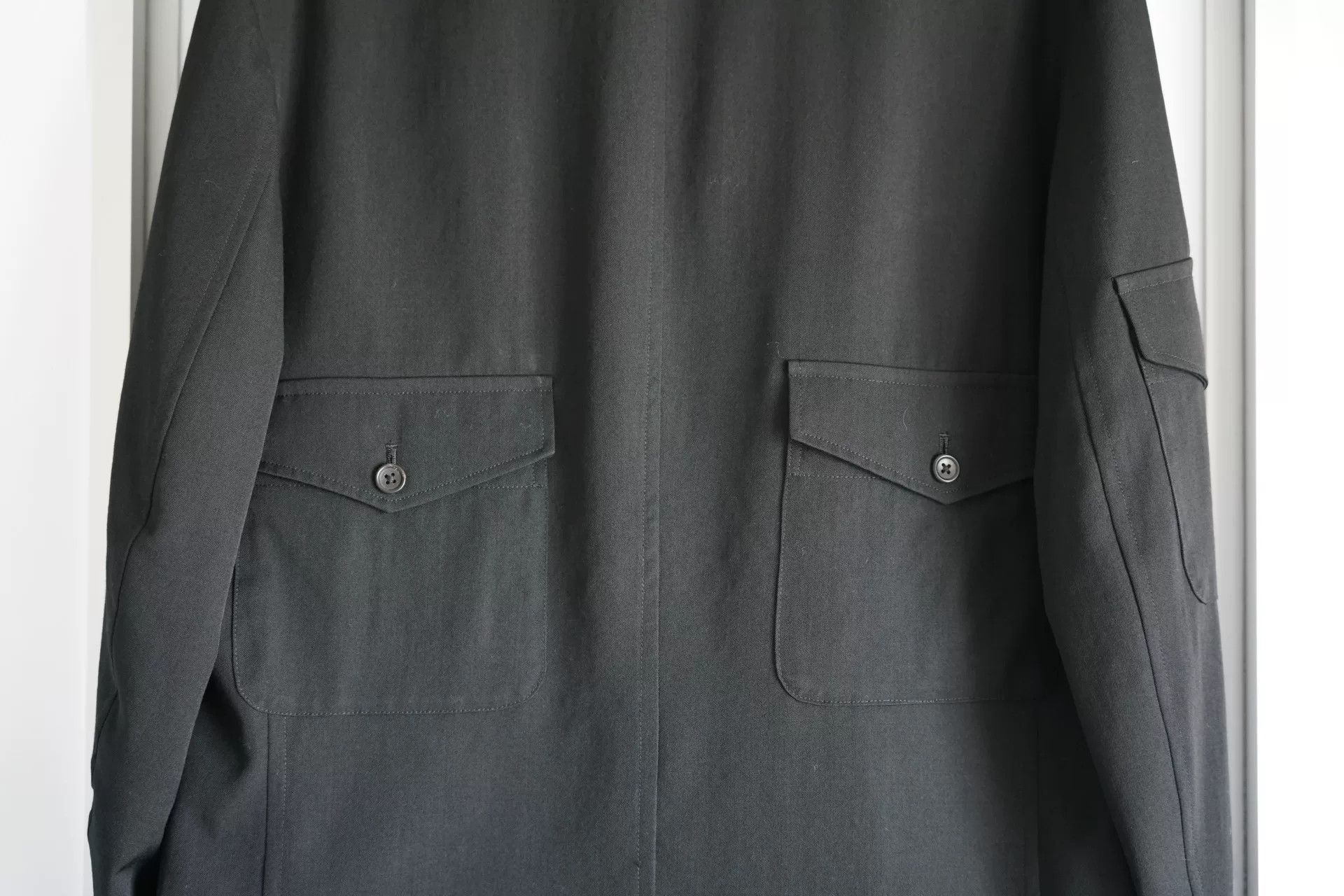 Yohji Yamamoto Yohji Yamamoto Multi-Pocket Long Suit Jacket Size US S / EU 44-46 / 1 - 6 Thumbnail
