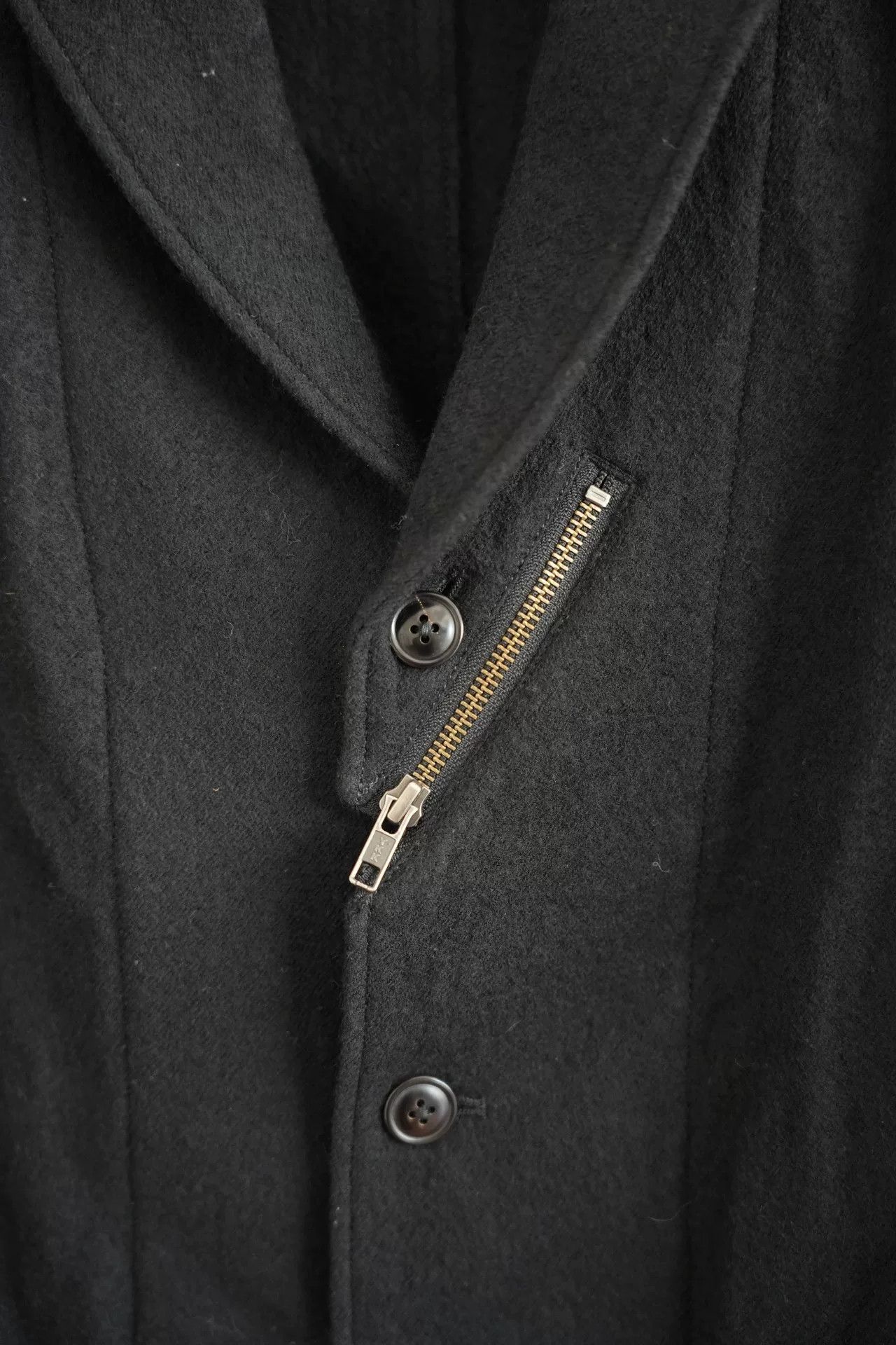 Yohji Yamamoto yohji yamamoto black wool suit jacket Size US M / EU 48-50 / 2 - 5 Thumbnail