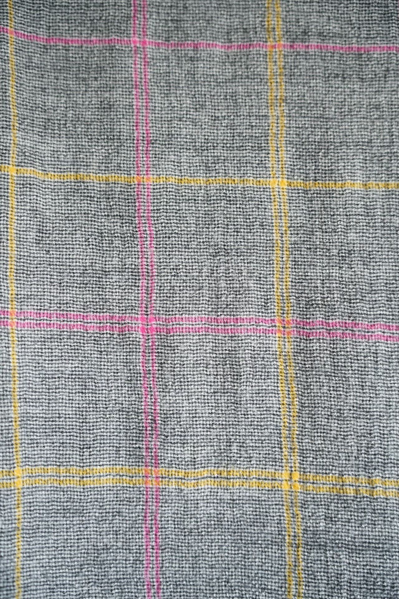 Yohji Yamamoto yohji yamamoto vintage plaid fringe scarf Size ONE SIZE - 2 Thumbnail