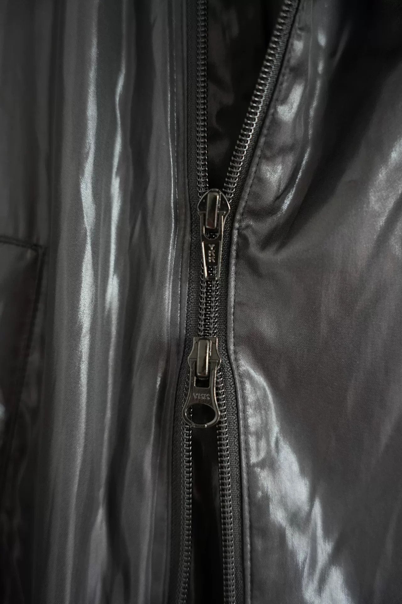 Yohji Yamamoto Yohji Yamamoto Black Lightweight Moto Coat Size US S / EU 44-46 / 1 - 5 Thumbnail