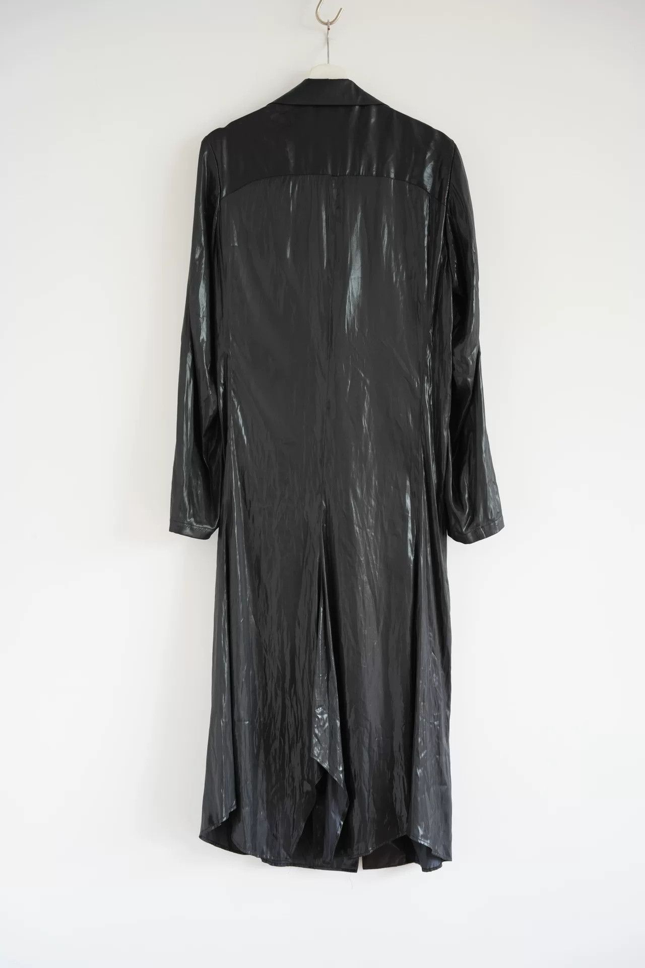 Yohji Yamamoto Yohji Yamamoto Black Lightweight Moto Coat Size US S / EU 44-46 / 1 - 2 Thumbnail