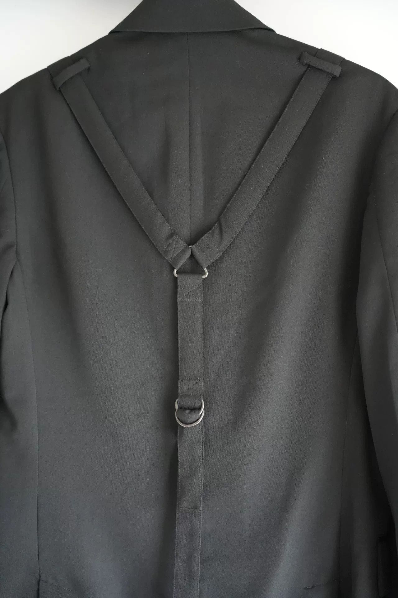 Yohji Yamamoto Yohji Yamamoto Black Wool Suit Jacket Size US M / EU 48-50 / 2 - 3 Thumbnail