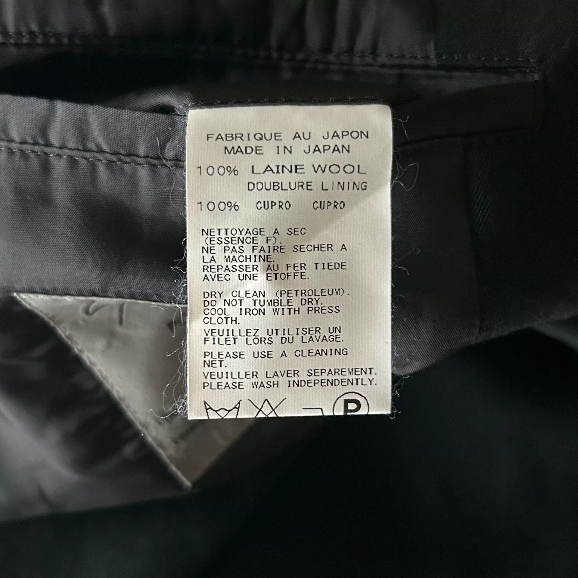Yohji Yamamoto Yohji Yamamoto Black Wool Suit Jacket Size US M / EU 48-50 / 2 - 7 Thumbnail