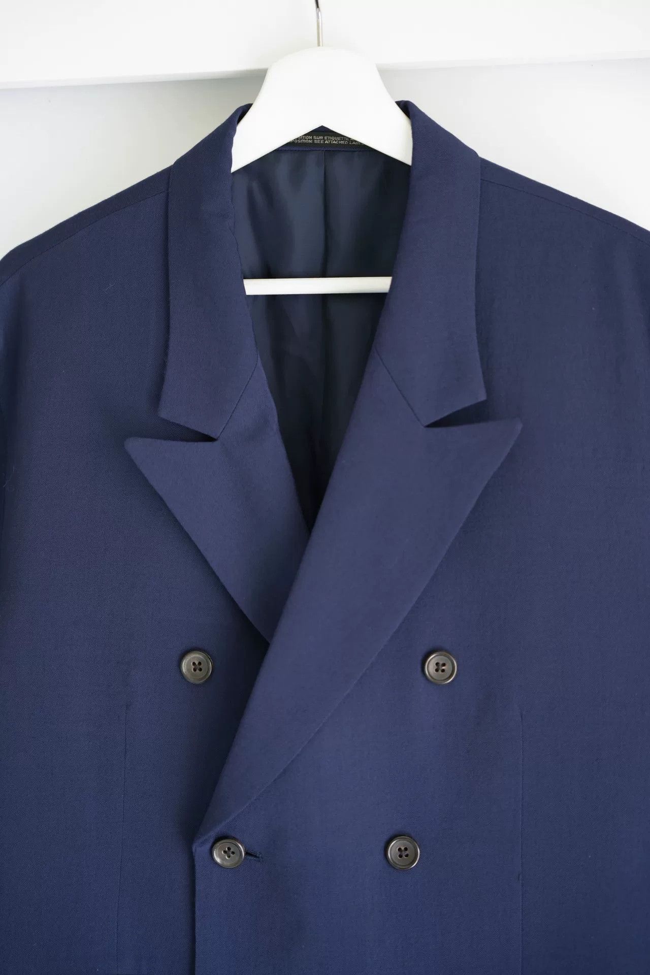 Yohji Yamamoto Yohji Yamamoto Double Breasted Suit Jacket Size US M / EU 48-50 / 2 - 4 Thumbnail