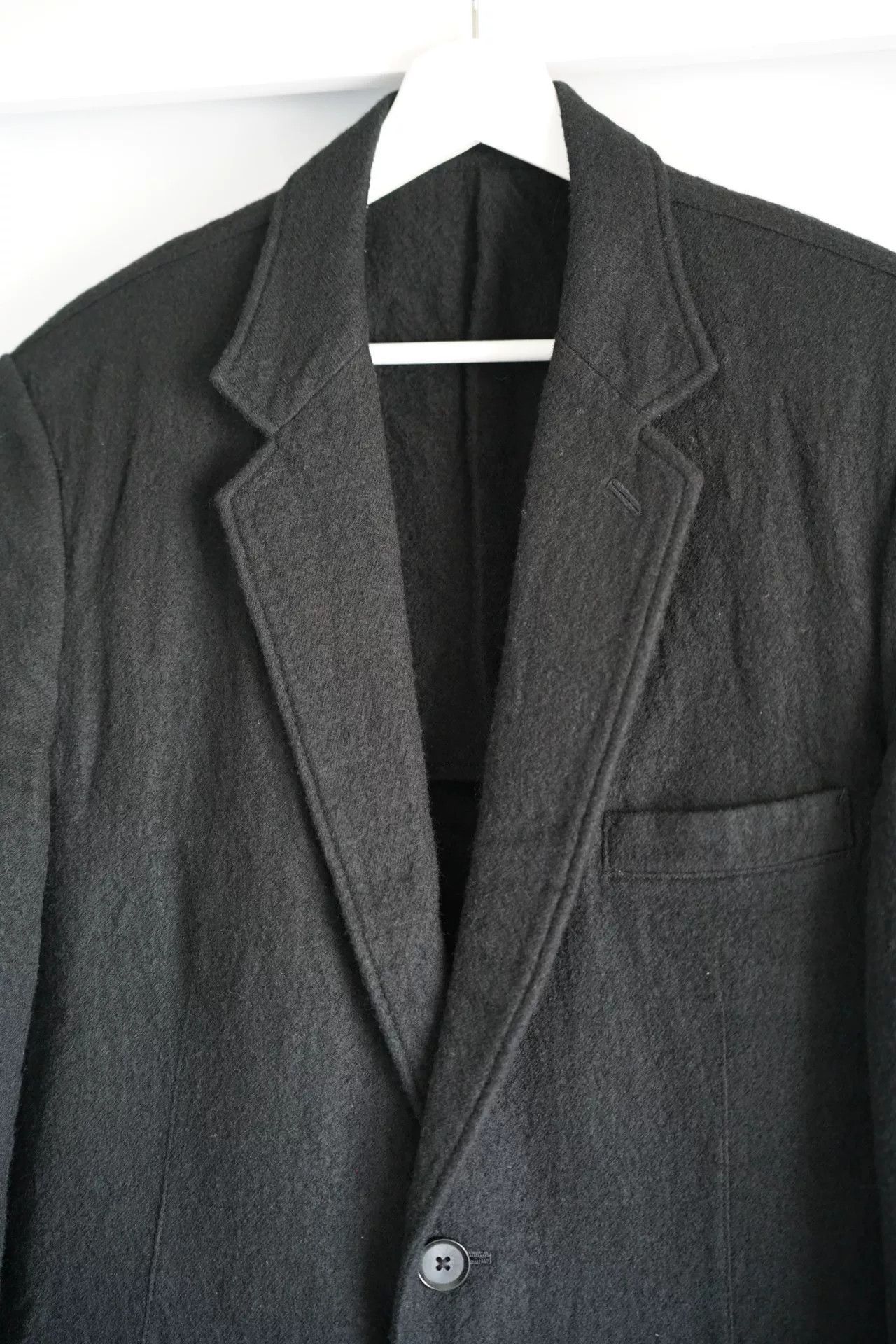 Yohji Yamamoto yohji yamamoto black wool suit jacket Size US M / EU 48-50 / 2 - 3 Thumbnail