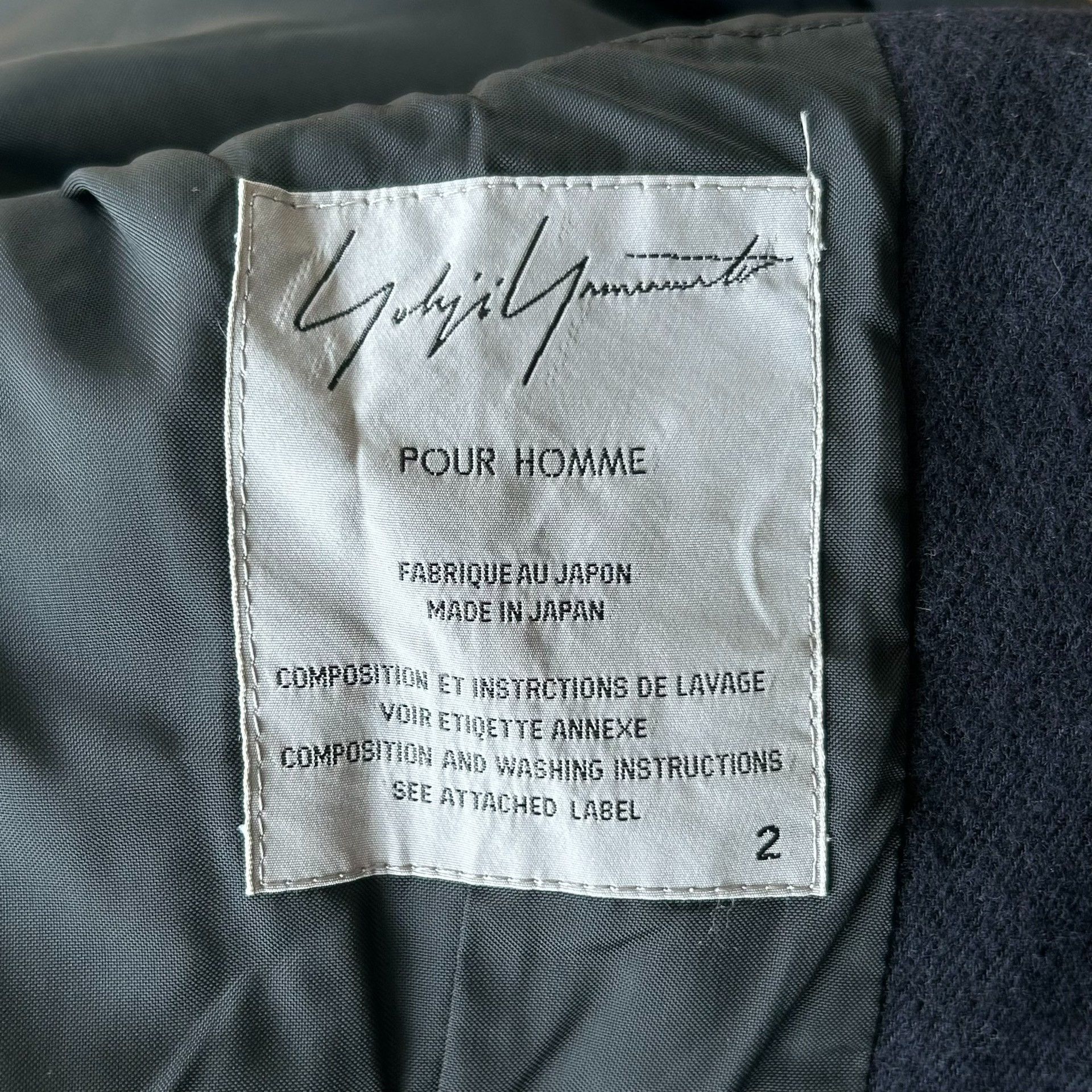 Yohji Yamamoto Yohji Yamamoto Tailored Wool Blend Coat Size US M / EU 48-50 / 2 - 7 Thumbnail