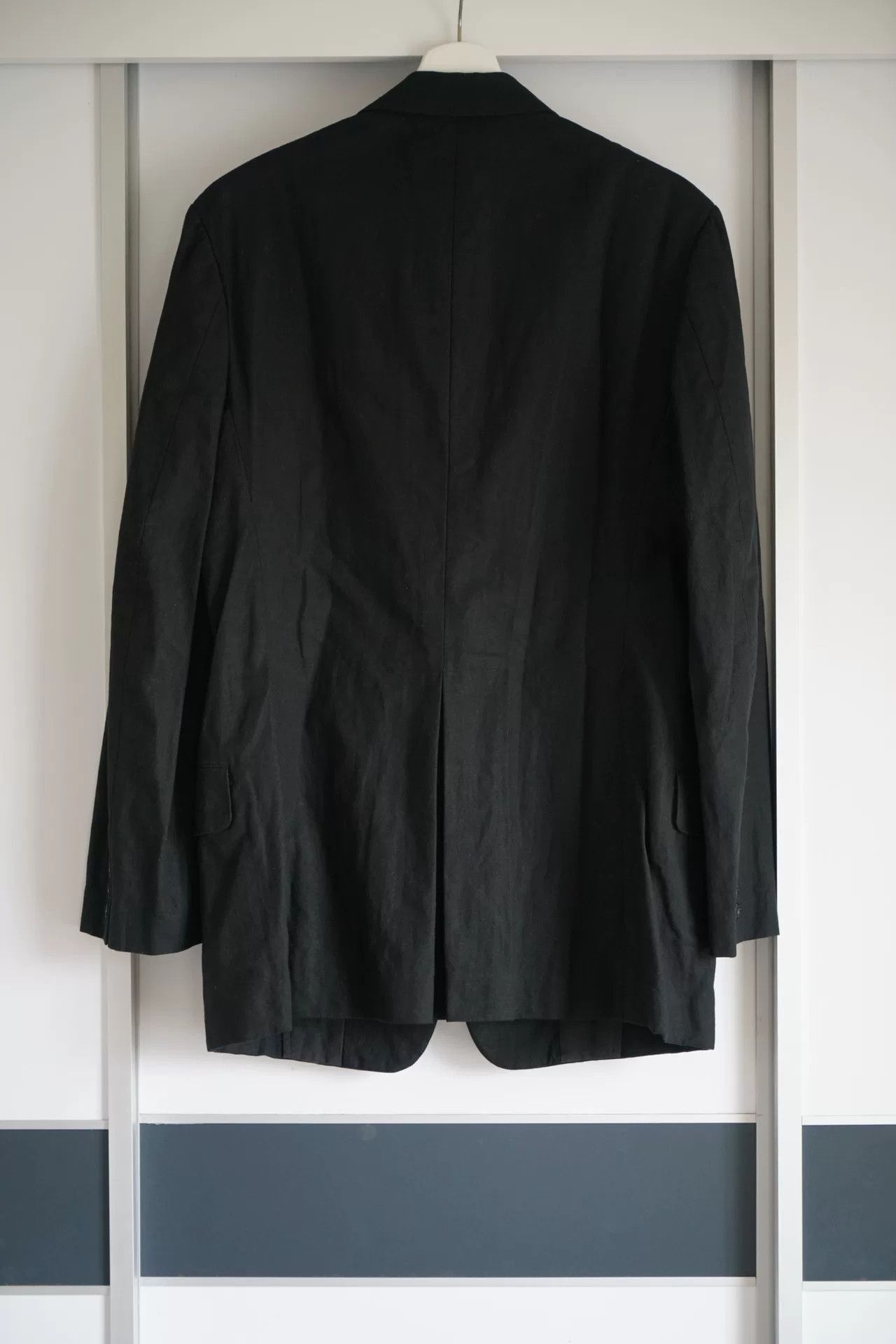 Yohji Yamamoto Yohji Yamamoto Black Suit Jacket for Men Size US S / EU 44-46 / 1 - 3 Thumbnail