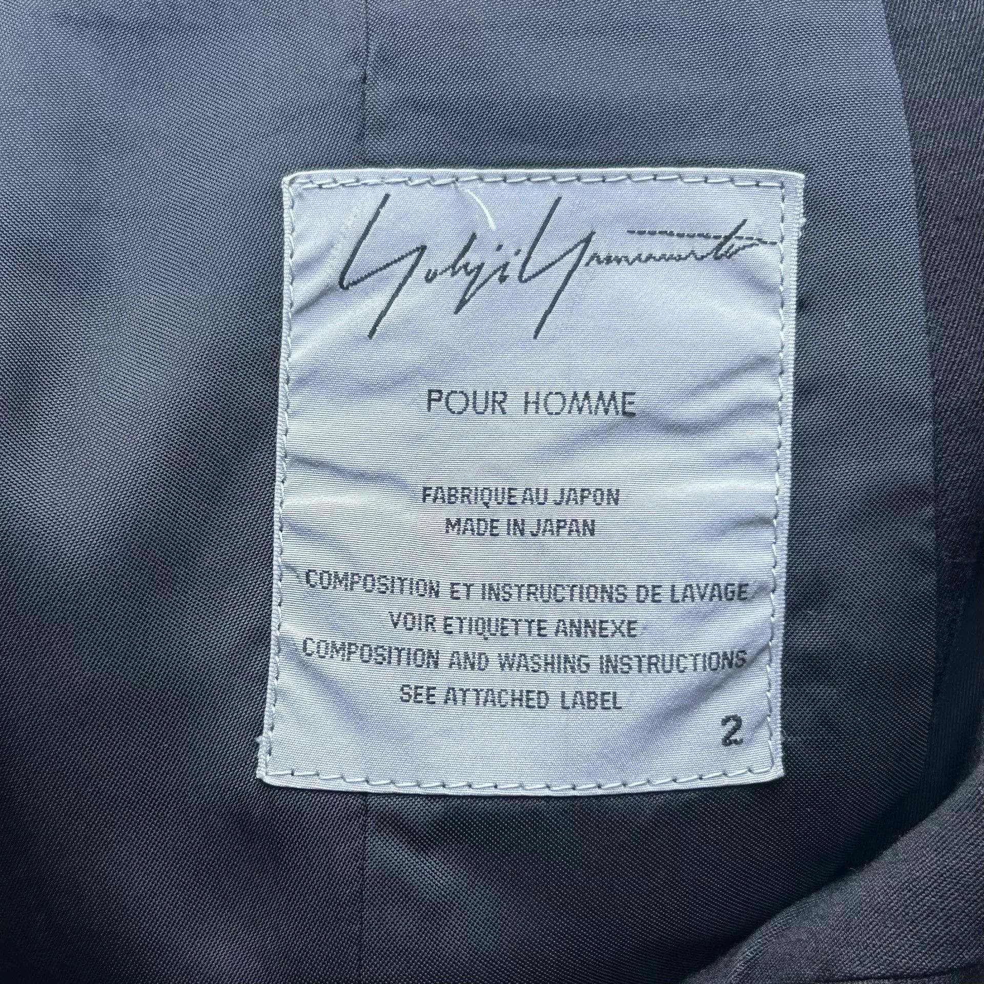 Yohji Yamamoto Yohji Yamamoto 07ss Double Button Suit Size US M / EU 48-50 / 2 - 7 Thumbnail