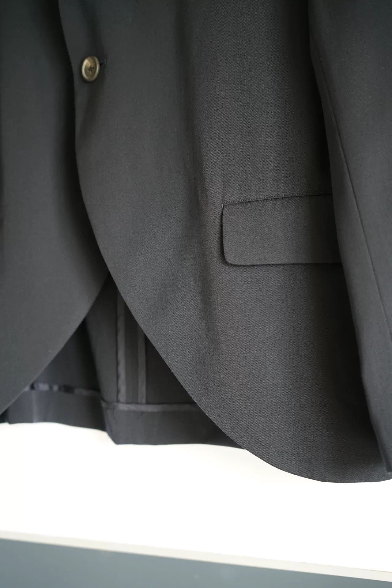 Yohji Yamamoto yohji yamamoto draped hem suit jacket Size US M / EU 48-50 / 2 - 3 Thumbnail
