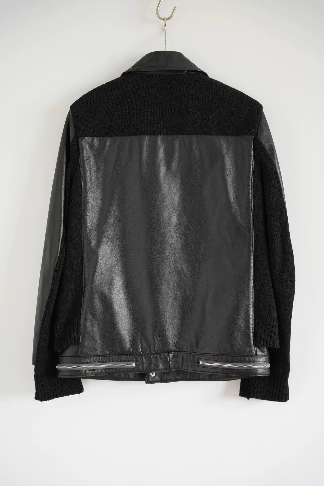 Undercover black leather double rider jacket Size US M / EU 48-50 / 2 - 2 Thumbnail