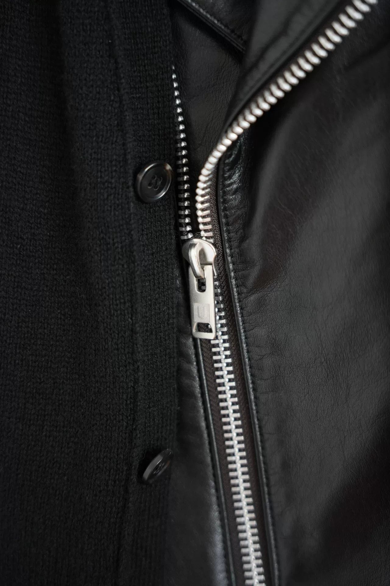 Undercover black leather double rider jacket Size US M / EU 48-50 / 2 - 5 Thumbnail