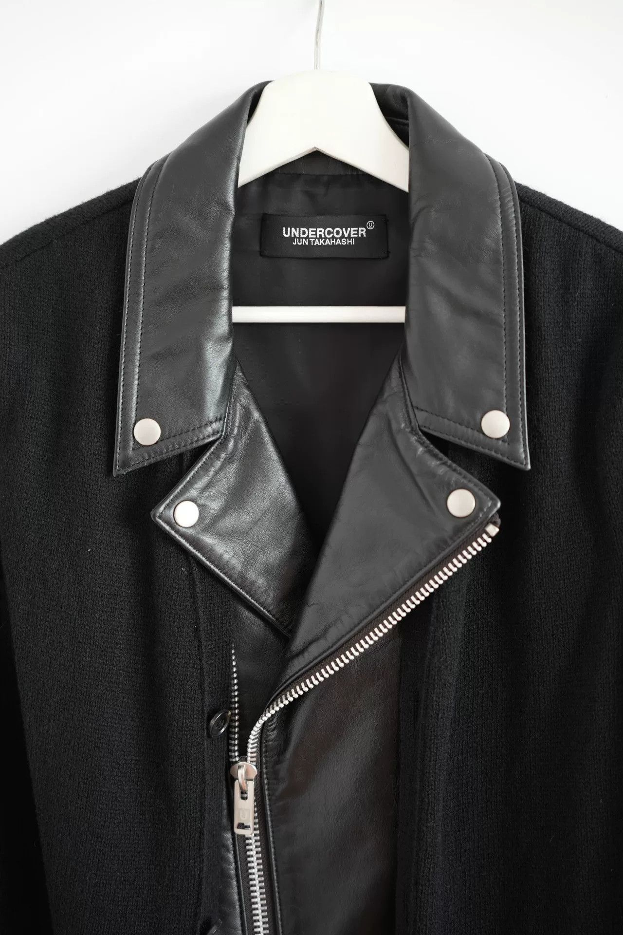 Undercover black leather double rider jacket Size US M / EU 48-50 / 2 - 4 Thumbnail