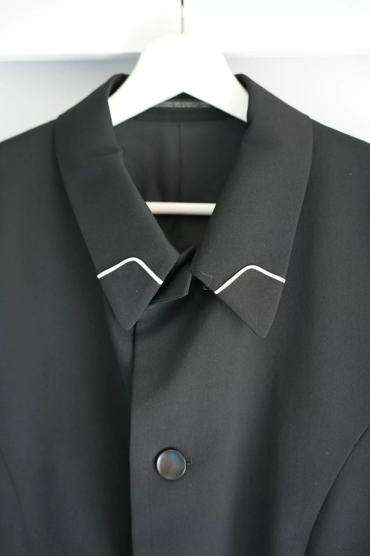 Yohji Yamamoto yohji yamamoto black wool jacket Size US L / EU 52-54 / 3 - 4 Thumbnail