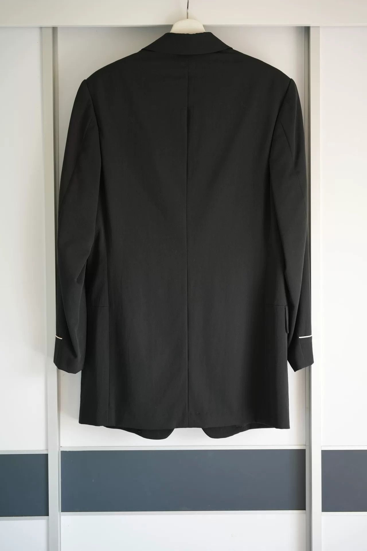 Yohji Yamamoto yohji yamamoto black wool jacket Size US L / EU 52-54 / 3 - 2 Thumbnail