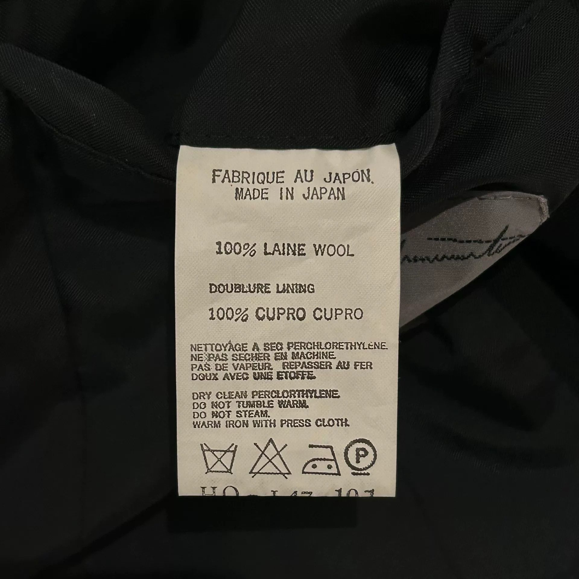 Yohji Yamamoto yohji yamamoto black wool jacket Size US L / EU 52-54 / 3 - 8 Thumbnail