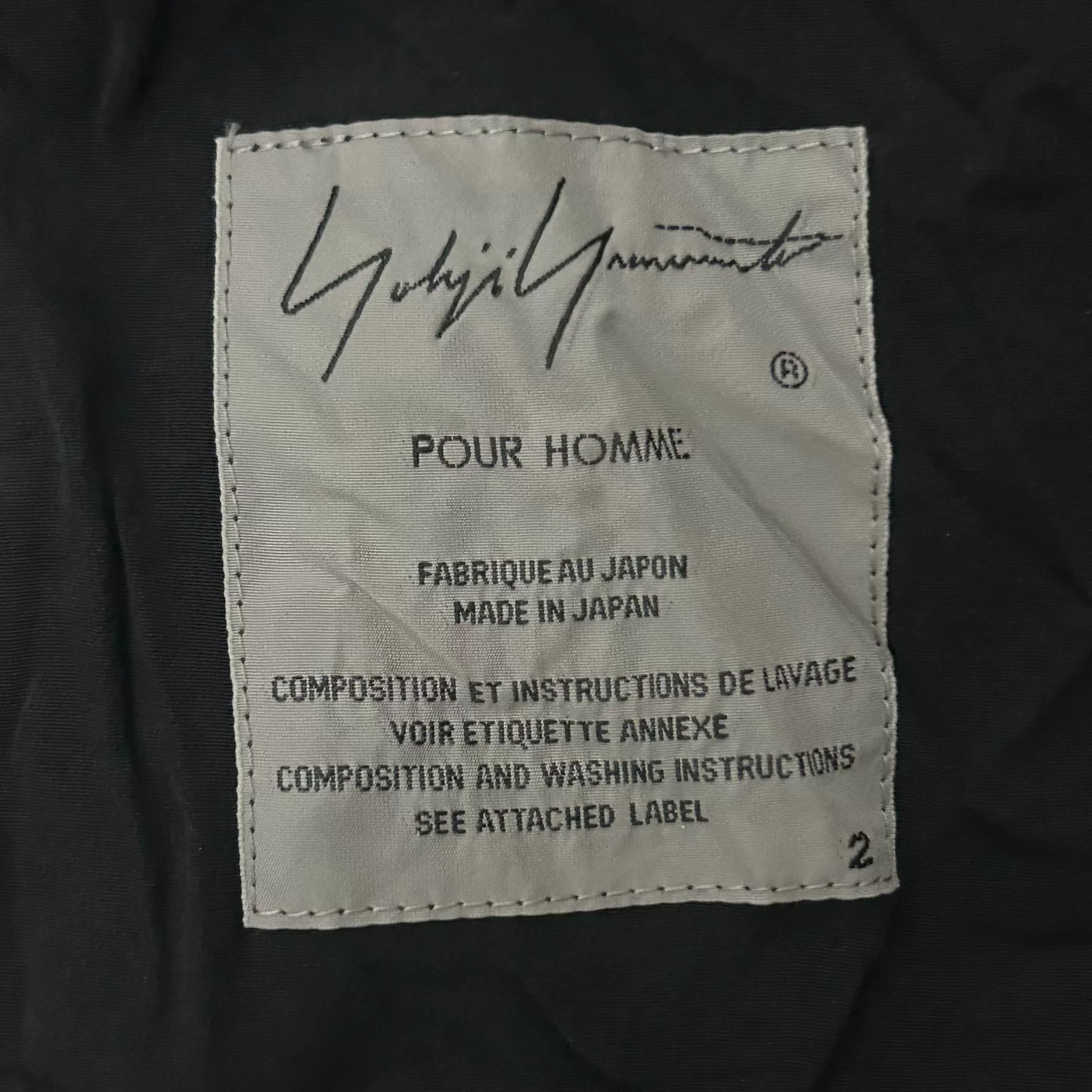 Yohji Yamamoto Yohji Yamamoto Black Wrinkled Overcoat Size US M / EU 48-50 / 2 - 6 Thumbnail