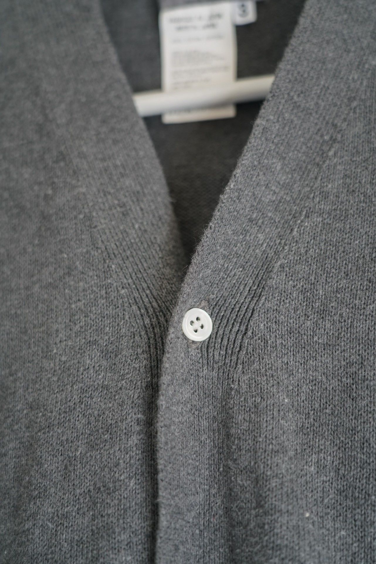 Yohji Yamamoto gray wool cardigan by Yohji Yamamoto Size US M / EU 48-50 / 2 - 3 Thumbnail