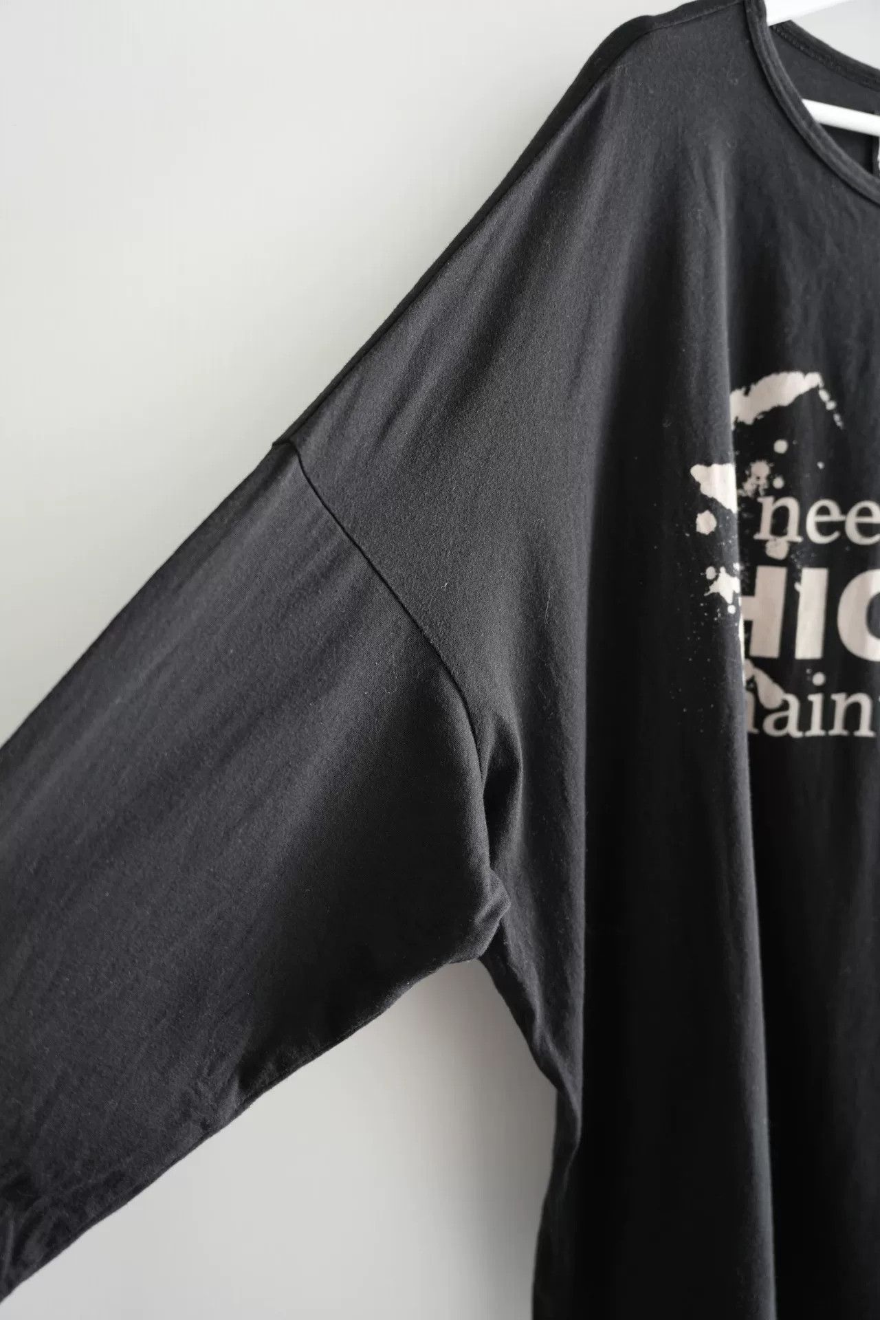 Yohji Yamamoto black long sleeve tee by yohji yamamoto Size US M / EU 48-50 / 2 - 4 Thumbnail