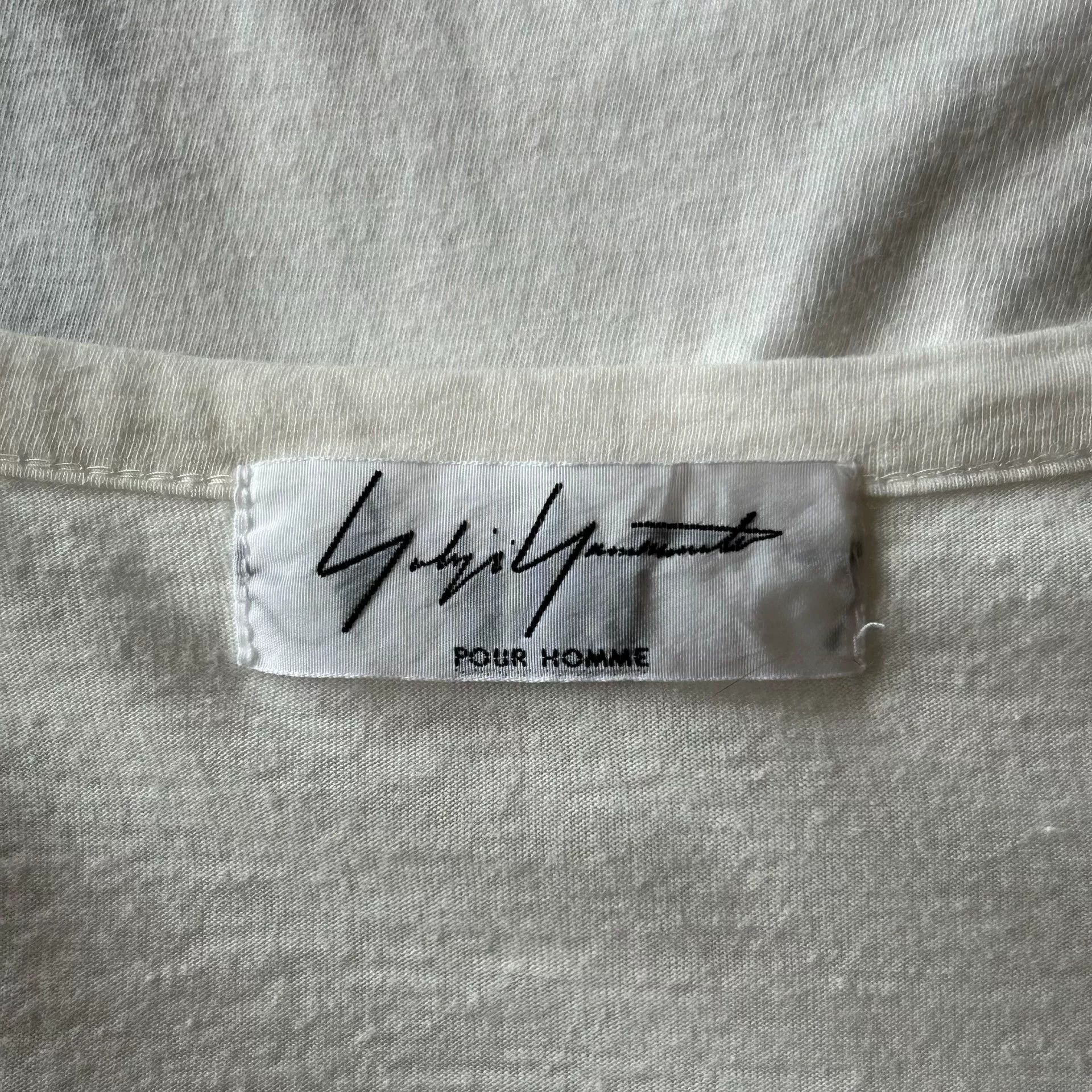 Yohji Yamamoto black and white short sleeve t-shirt Size US M / EU 48-50 / 2 - 6 Thumbnail