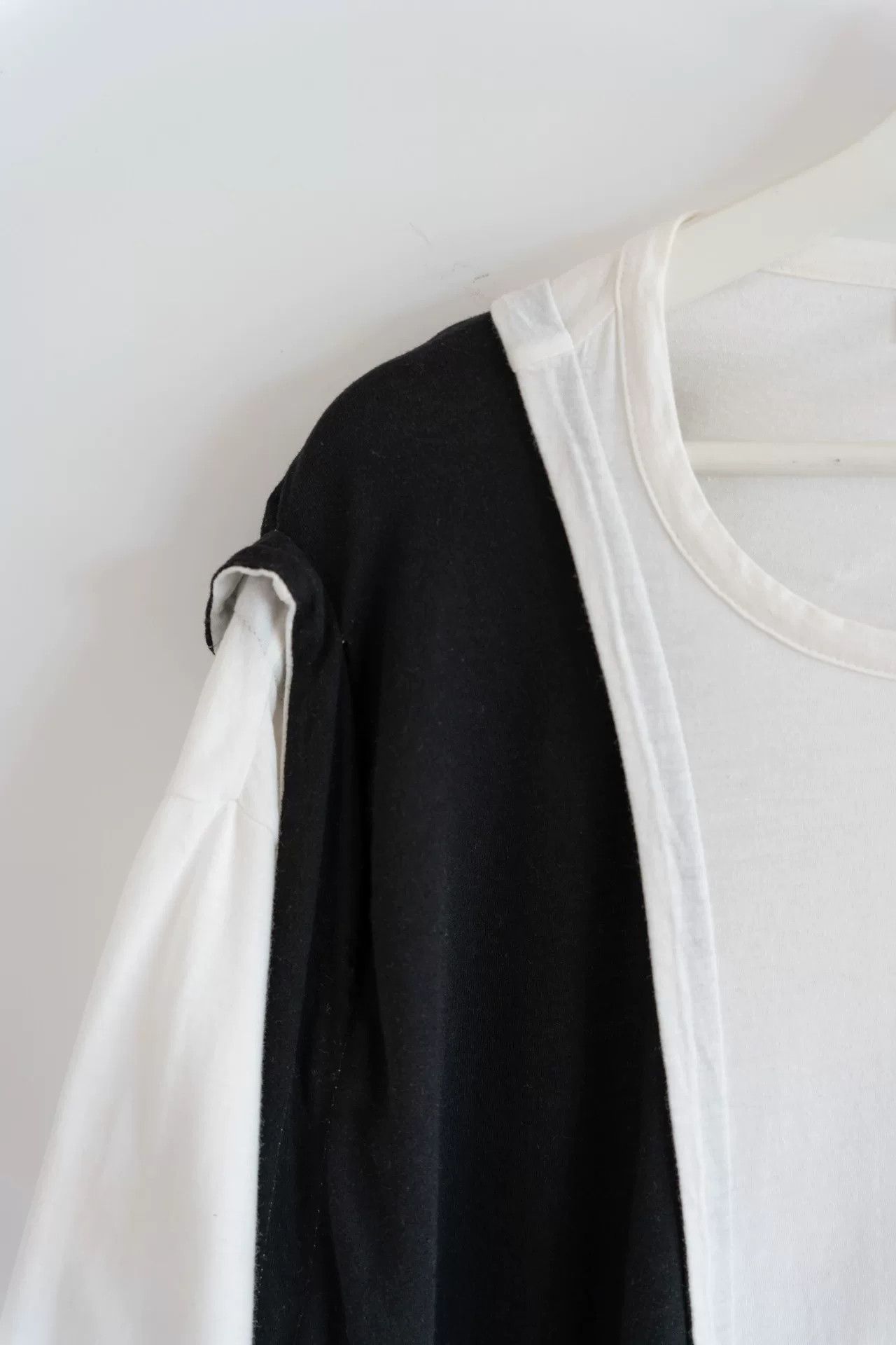 Yohji Yamamoto black and white short sleeve t-shirt Size US M / EU 48-50 / 2 - 3 Thumbnail