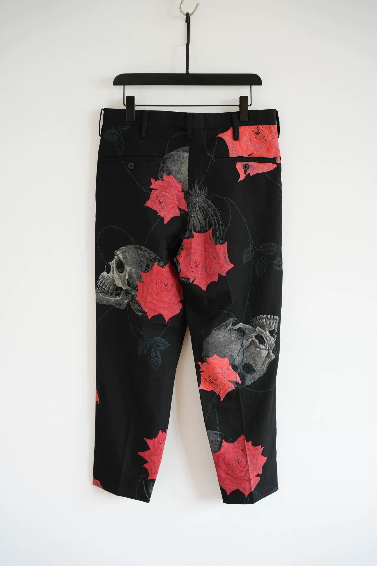 Yohji Yamamoto Yohji Yamamoto Rose Skull Trousers Size US 31 - 2 Thumbnail