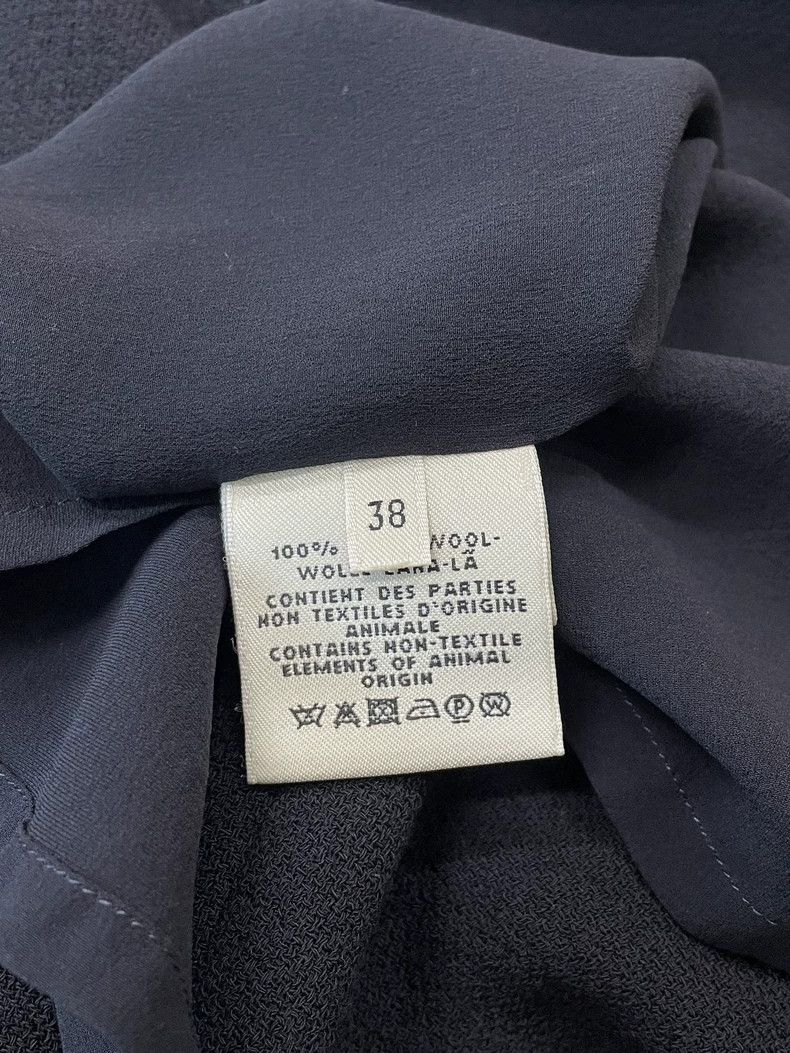 Hermes Hermes Black Wool Knee-Length Skirt Size US 38 / EU 54 - 4 Thumbnail