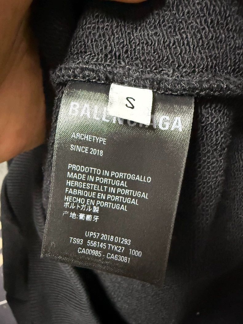 Balenciaga Balenciaga Black Hoodie S New Size US S / EU 44-46 / 1 - 4 Thumbnail