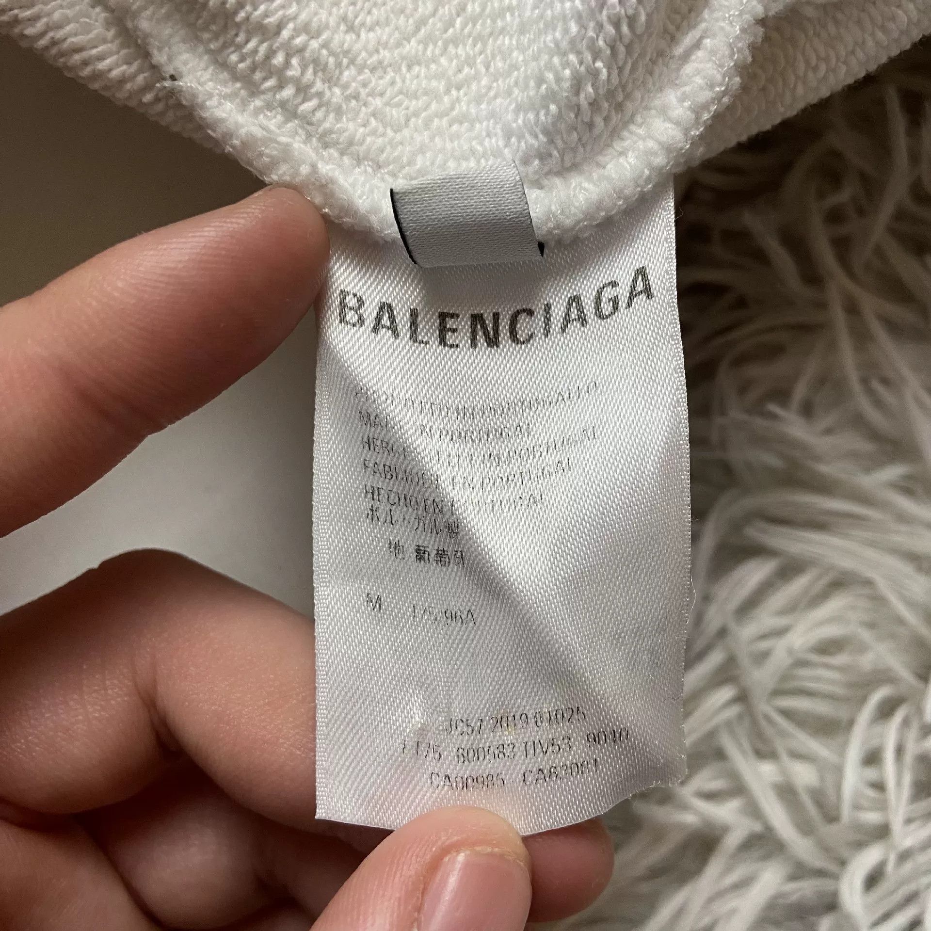 Balenciaga Balenciaga White Wave Coke Logo Hoodie Size US M / EU 48-50 / 2 - 6 Thumbnail