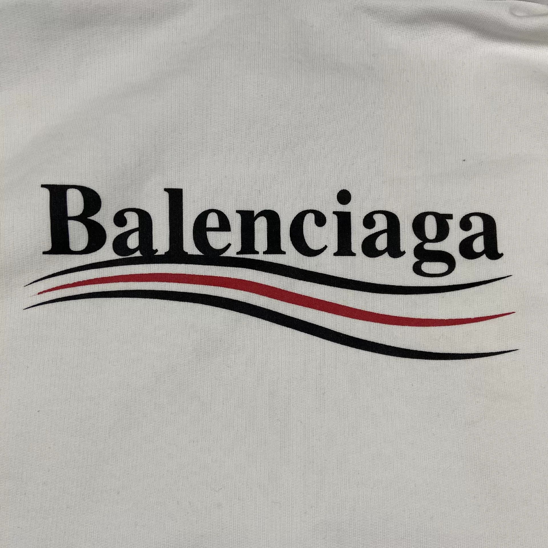 Balenciaga Balenciaga White Wave Coke Logo Hoodie Size US M / EU 48-50 / 2 - 3 Thumbnail