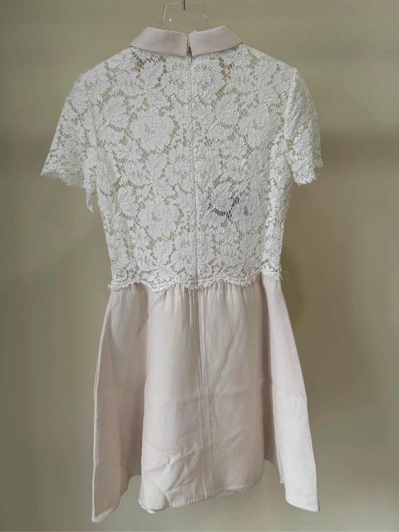 Valentino Valentino Lace Panel Mini Dress Size US 38 / EU 54 - 2 Thumbnail
