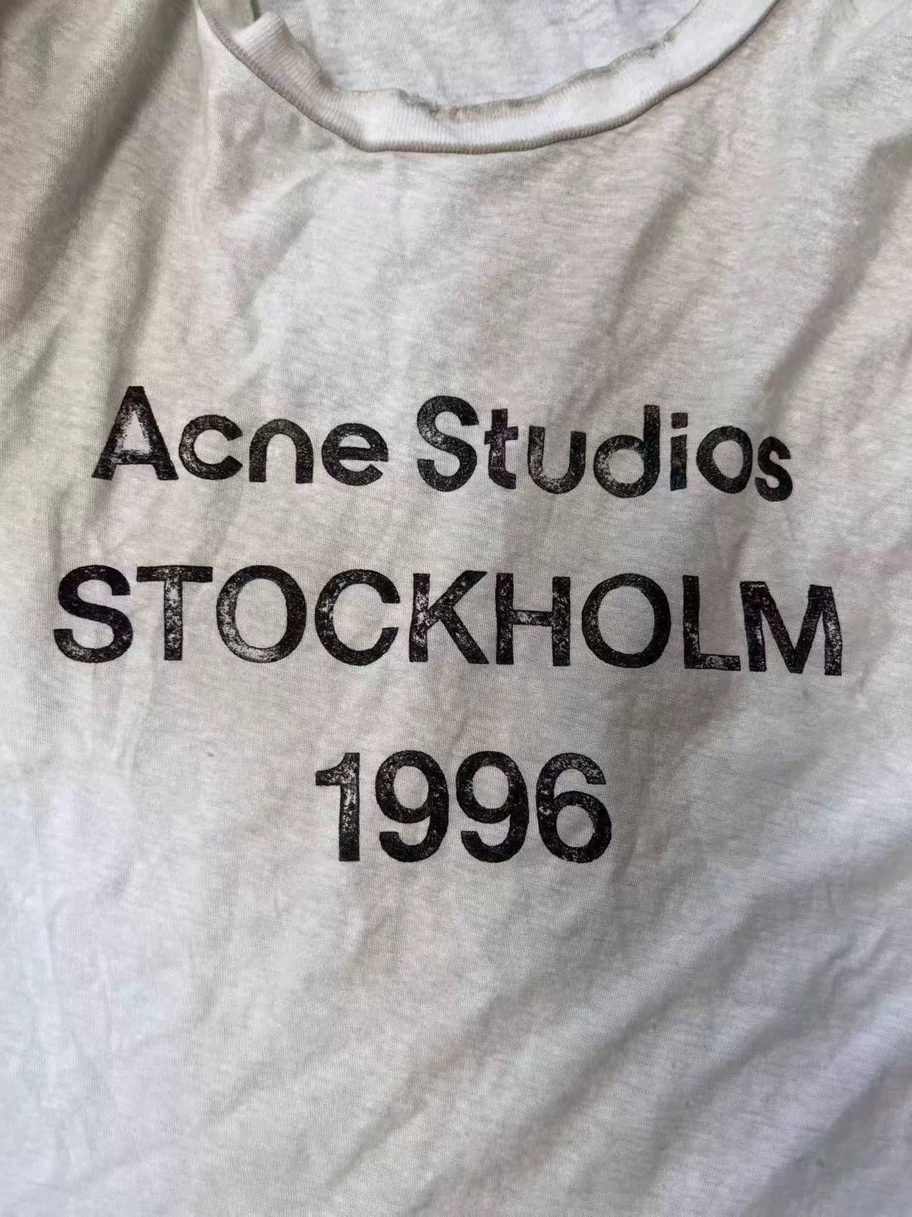 Acne Studios Acne Studios Long Sleeve Logo T-shirt Size US L / EU 52-54 / 3 - 3 Thumbnail