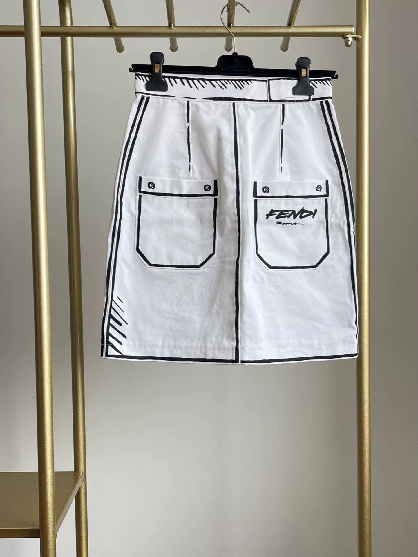 Fendi Fendi California Sky Skirt Size 38 Size US 38 / EU 54 - 2 Thumbnail