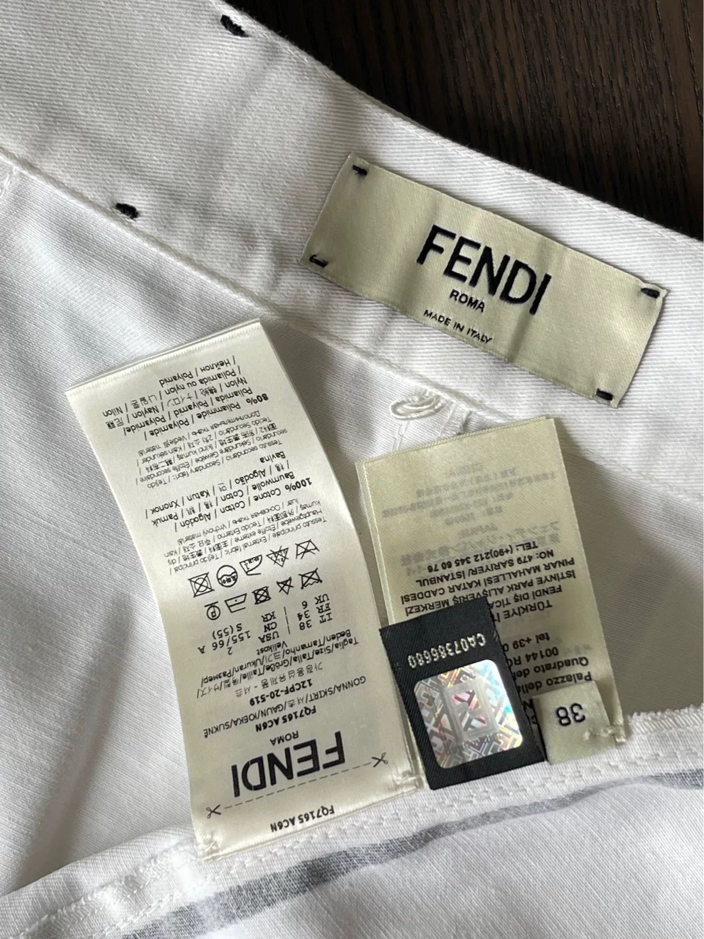 Fendi Fendi California Sky Skirt Size 38 Size US 38 / EU 54 - 3 Thumbnail