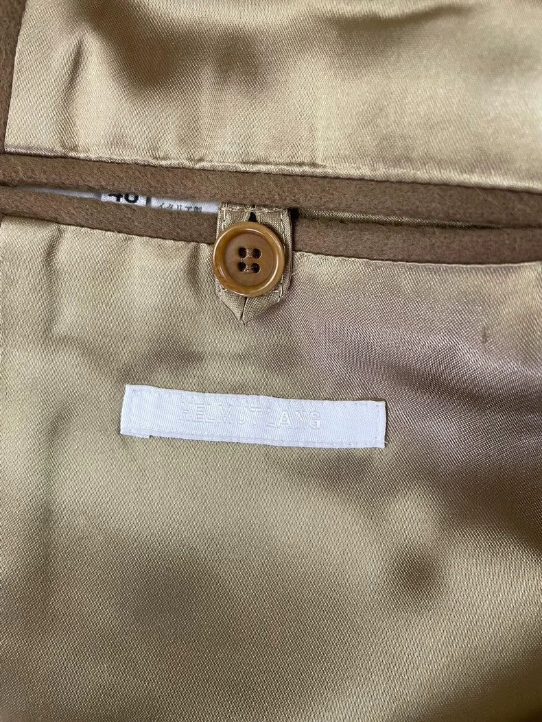 Helmut Lang 2003 Helmut Lang Camel Wool Coat Vintage Size US M / EU 48-50 / 2 - 8 Thumbnail