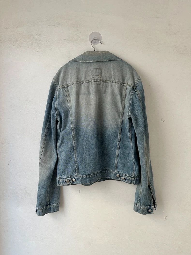 Helmut Lang Helmut Lang Vintage Broken Denim Jacket Size US XL / EU 56 / 4 - 3 Thumbnail
