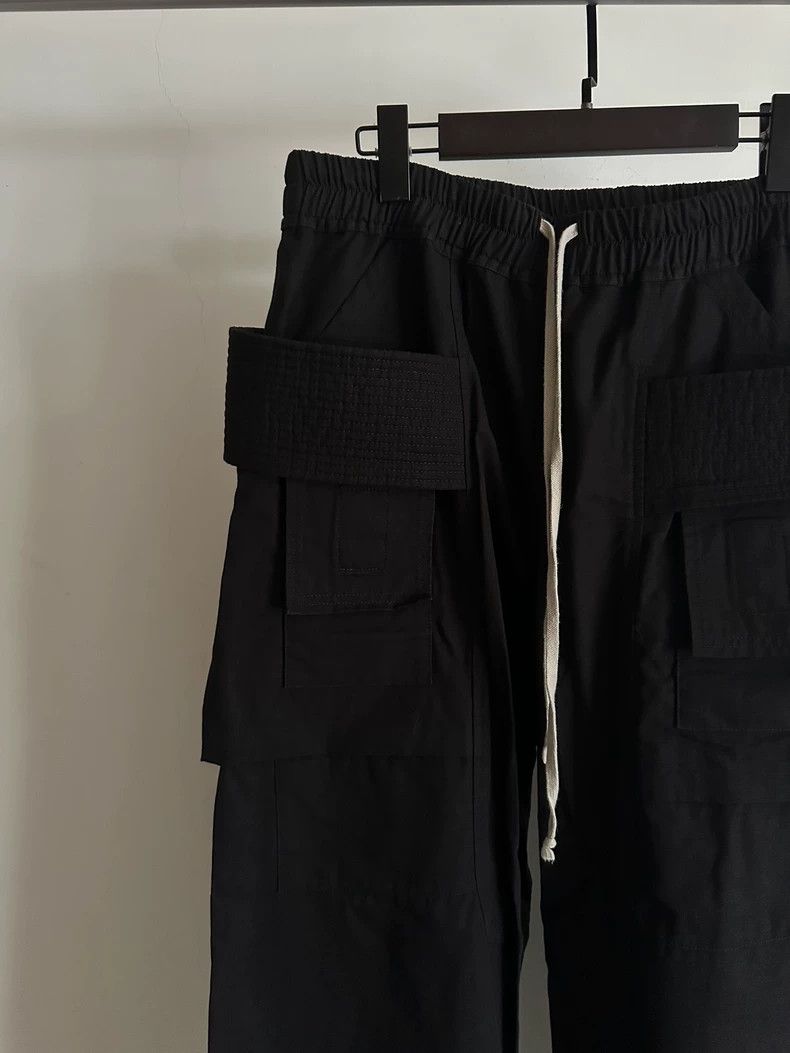 Rick Owens Drkshdw Rick Owens DRKSHDW Wide-Leg Cargo Pants Size US 29 - 2 Thumbnail