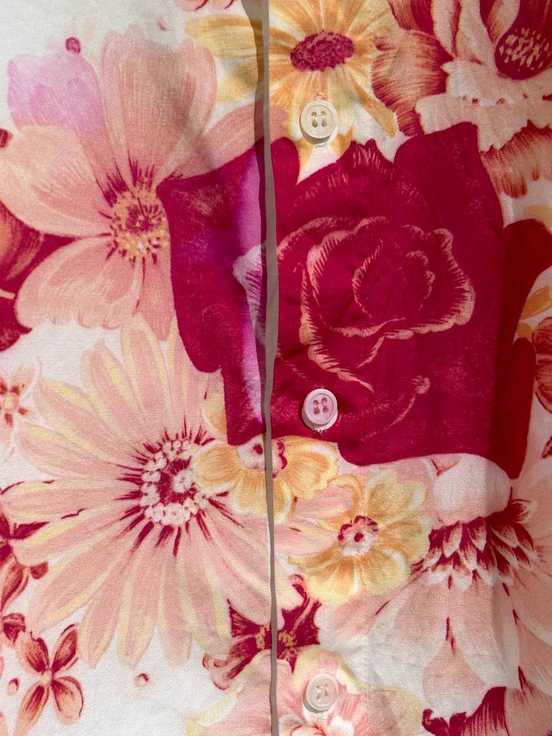 Yohji Yamamoto Ys Yohji Yamamoto Floral Shirt Size 4 Size US XS / EU 42 / 0 - 4 Thumbnail