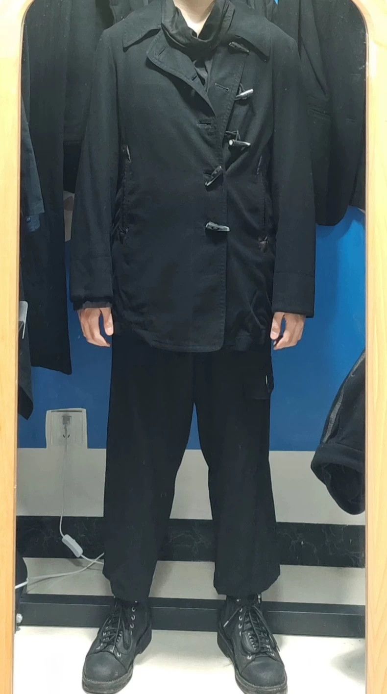 Yohji Yamamoto Yohji Yamamoto 09AW Toggle Coat Size US L / EU 52-54 / 3 - 8 Thumbnail