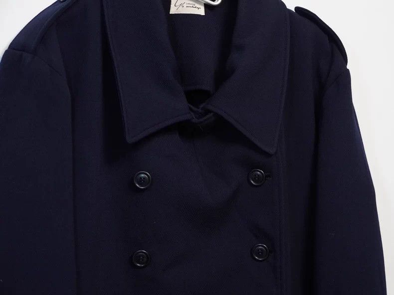 Yohji Yamamoto Yohji Yamamoto Double-Breasted Wool Jacket Size US XS / EU 42 / 0 - 4 Thumbnail