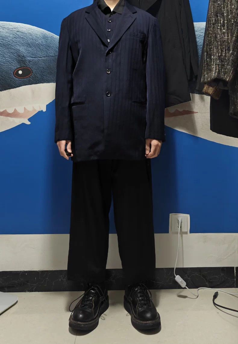 Yohji Yamamoto Yohji Yamamoto 94SS Double Layer Blazer Size US L / EU 52-54 / 3 - 8 Thumbnail