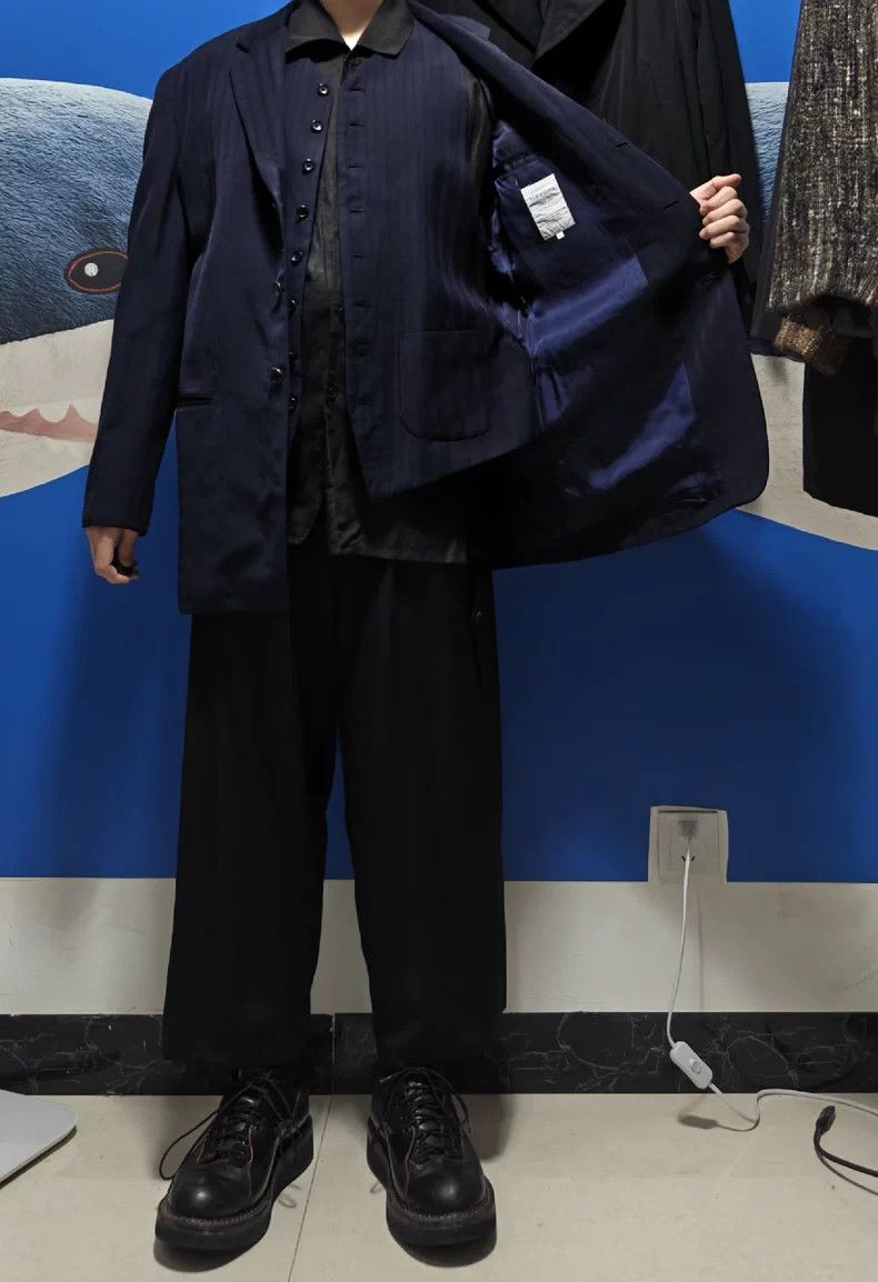 Yohji Yamamoto Yohji Yamamoto 94SS Double Layer Blazer Size US L / EU 52-54 / 3 - 9 Thumbnail