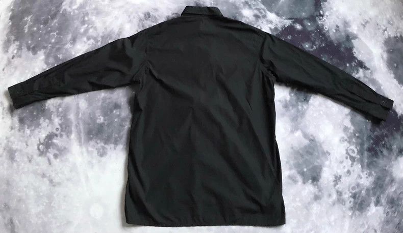 Yohji Yamamoto Yohji Yamamoto Embroidered Long Sleeve Shirt Size US L / EU 52-54 / 3 - 6 Thumbnail