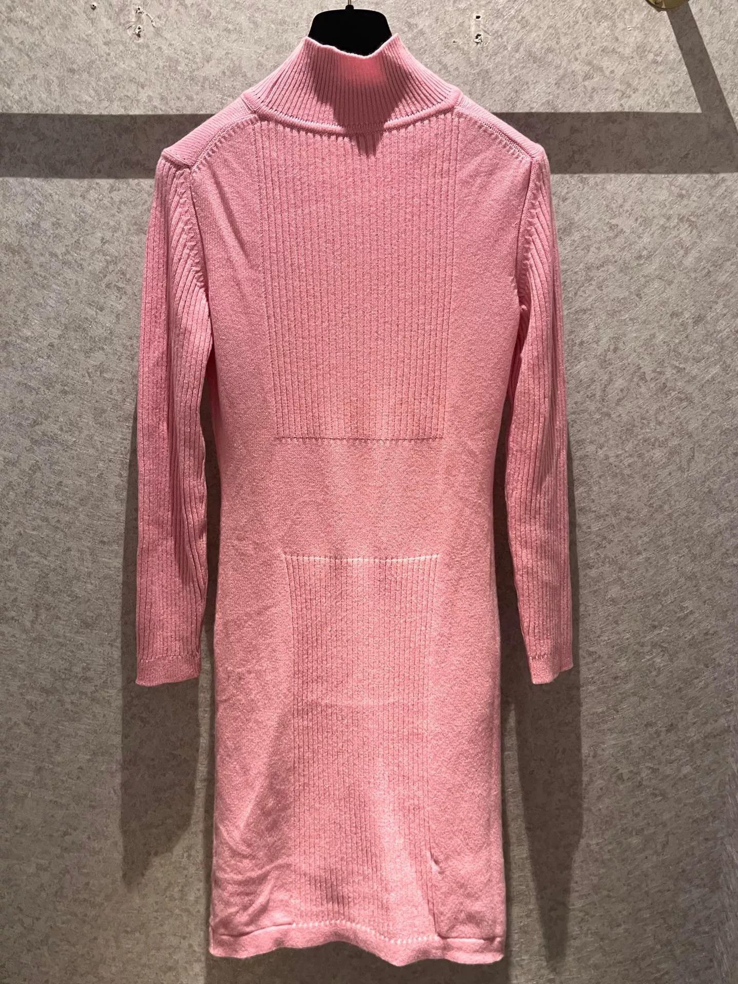 Hermes Hermes Pink Cashmere Sweater Dress Size US S / EU 44-46 / 1 - 2 Thumbnail