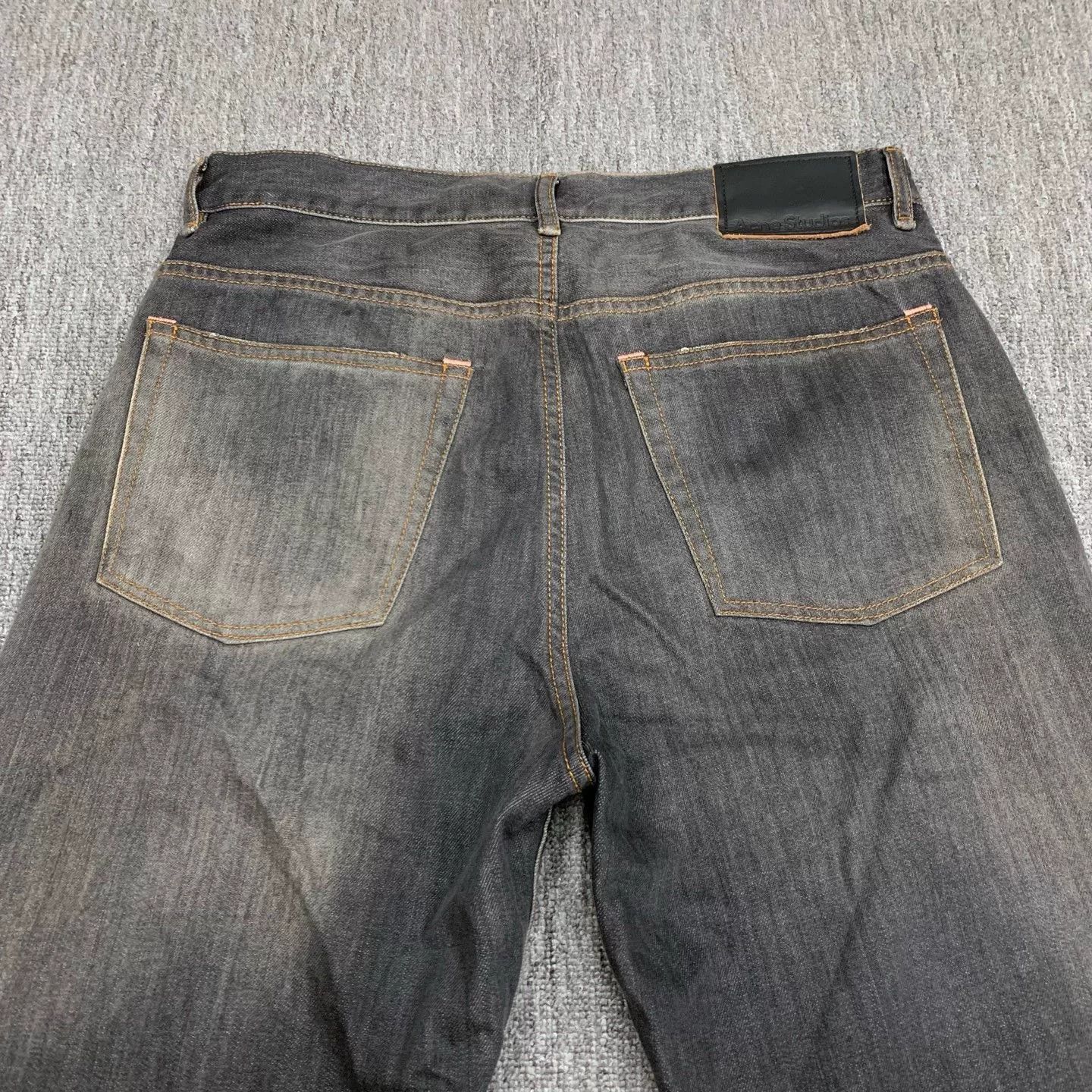 Acne Studios Acne Studios Black Graffiti Wide-Leg Jeans Size US 32 / EU 48 - 9 Thumbnail