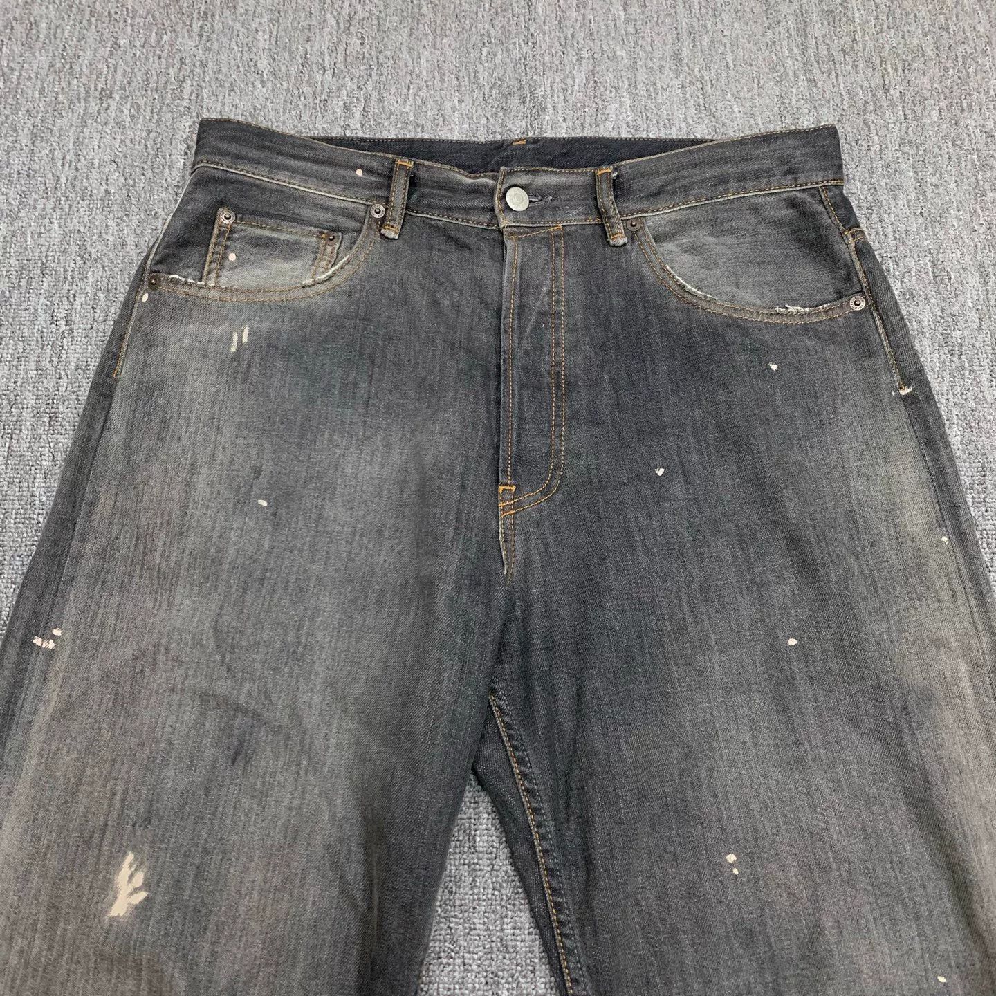 Acne Studios Acne Studios Black Graffiti Wide-Leg Jeans Size US 32 / EU 48 - 8 Thumbnail
